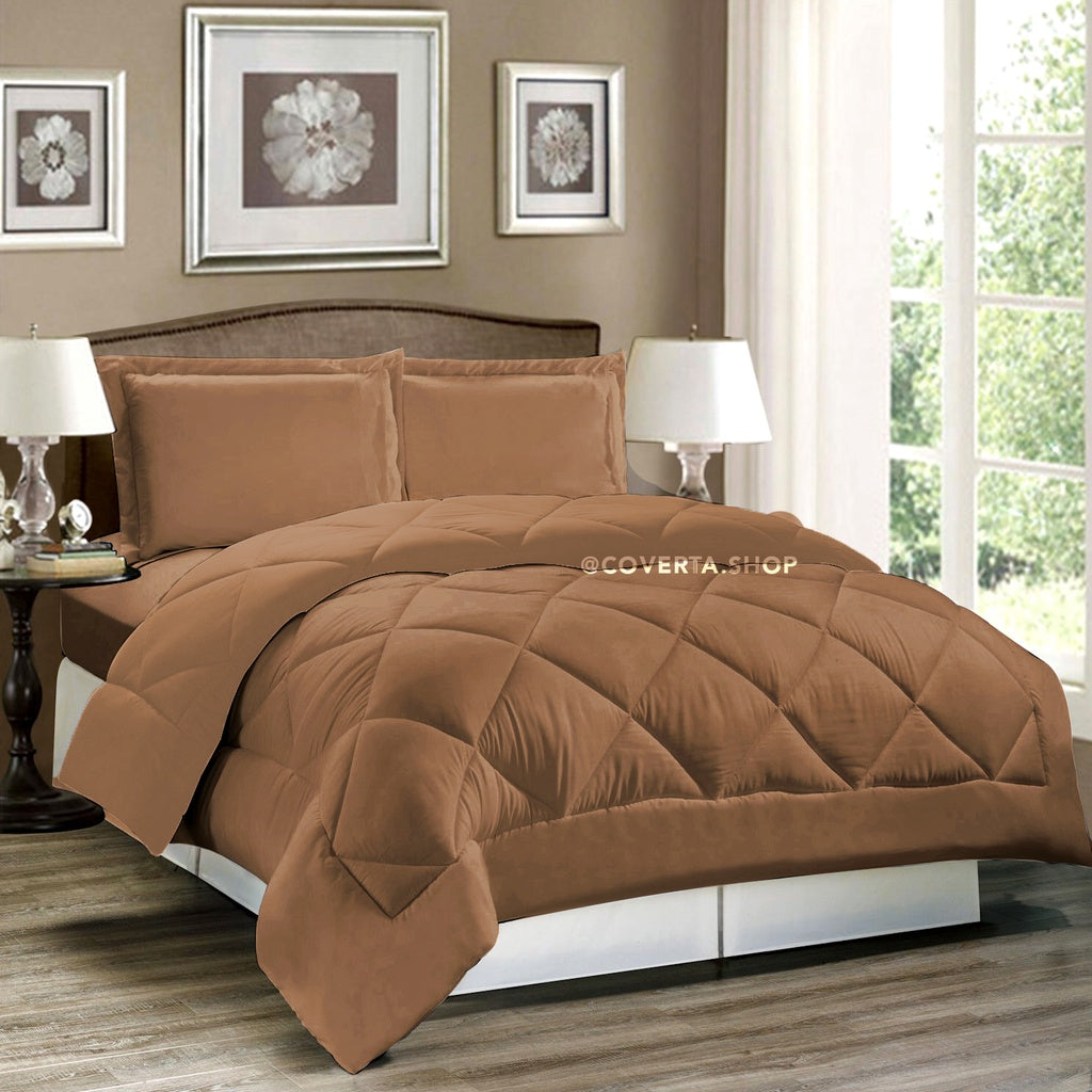 Badcover Set Aesthetic Polos Earth Tone | Bedcover Set Sprei 160x200 180x200 200x200