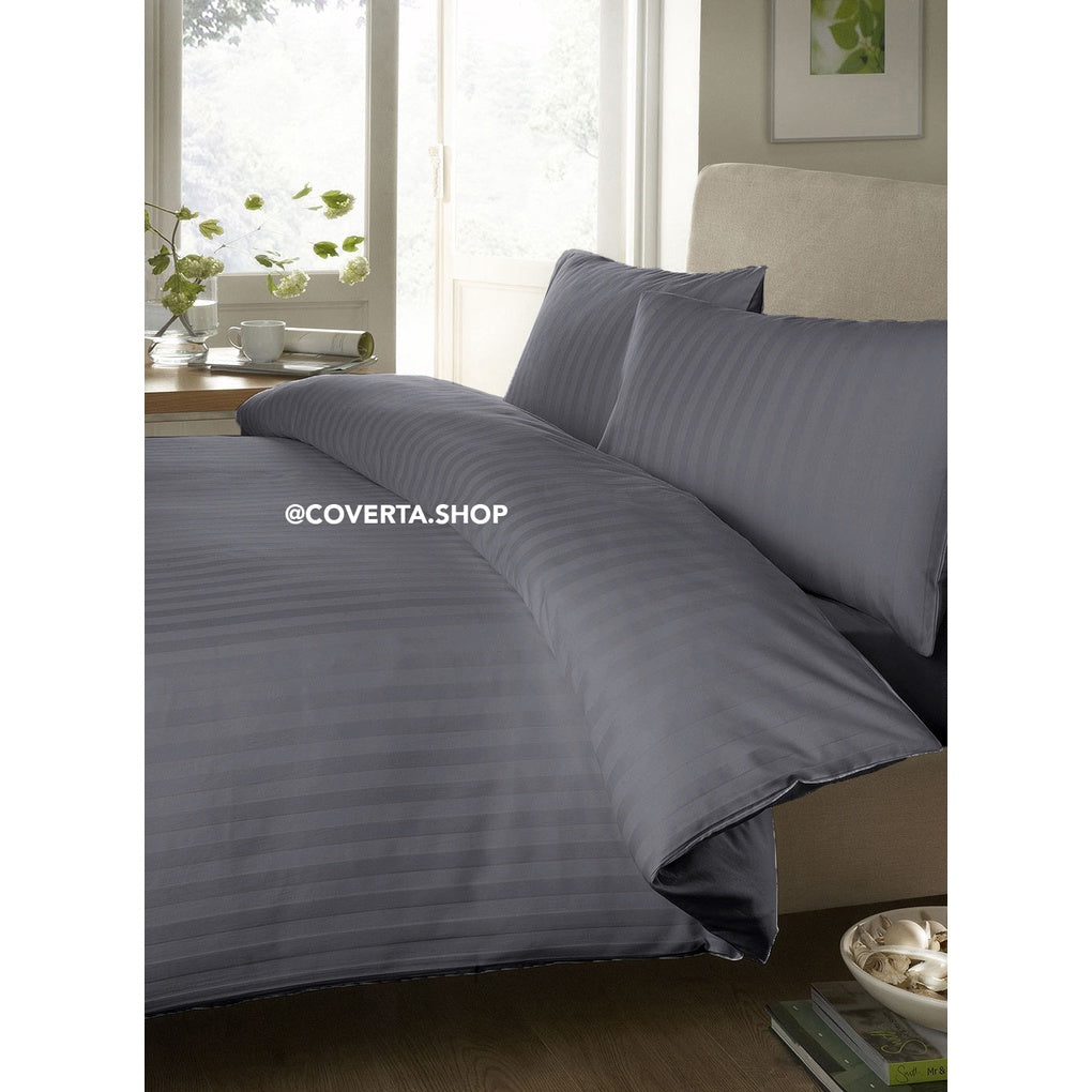 Duvet Hotel Set + Sprei Hotel Salur Dobby 400TC